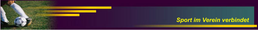 Sport im Verein verbindet